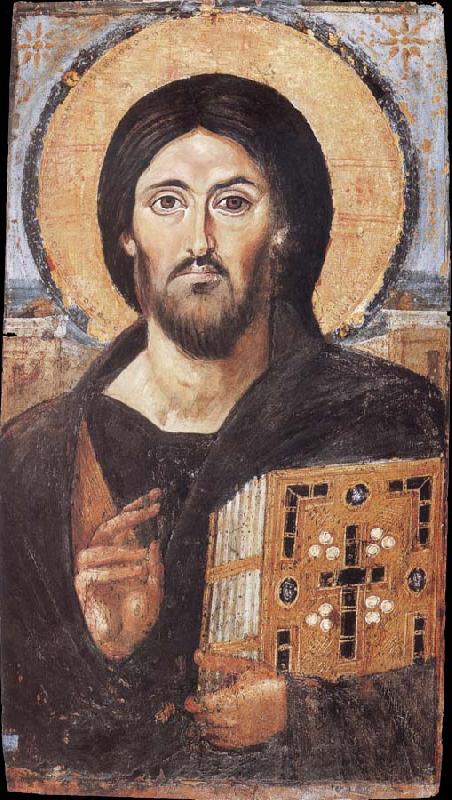 unknow artist Christ Pantocrator oil painting picture
